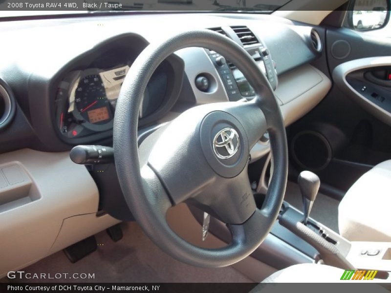 Black / Taupe 2008 Toyota RAV4 4WD