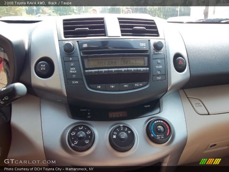 Black / Taupe 2008 Toyota RAV4 4WD