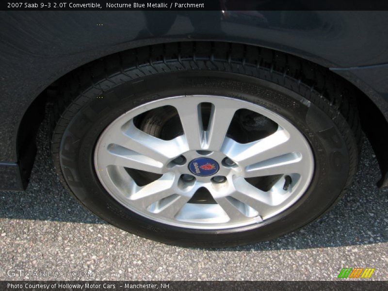 Nocturne Blue Metallic / Parchment 2007 Saab 9-3 2.0T Convertible
