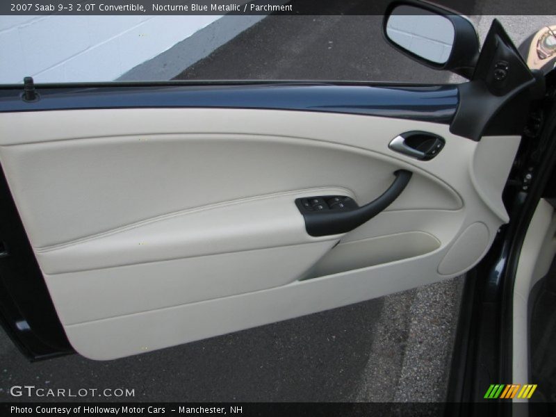 Nocturne Blue Metallic / Parchment 2007 Saab 9-3 2.0T Convertible
