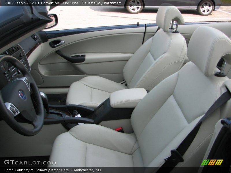 Nocturne Blue Metallic / Parchment 2007 Saab 9-3 2.0T Convertible