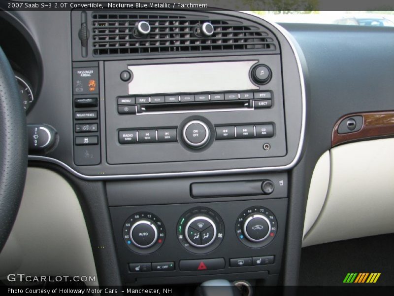 Nocturne Blue Metallic / Parchment 2007 Saab 9-3 2.0T Convertible