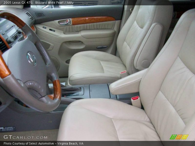 Blizzard White Pearl / Ivory 2005 Lexus GX 470