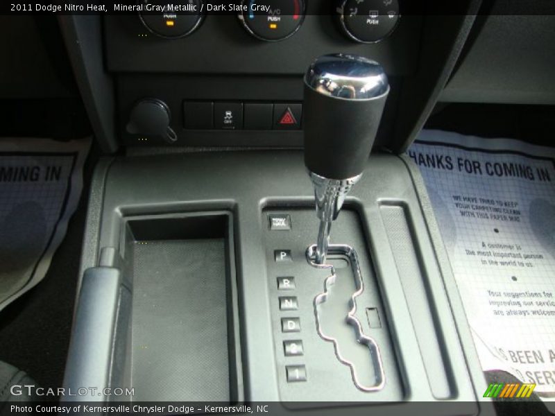 Mineral Gray Metallic / Dark Slate Gray 2011 Dodge Nitro Heat