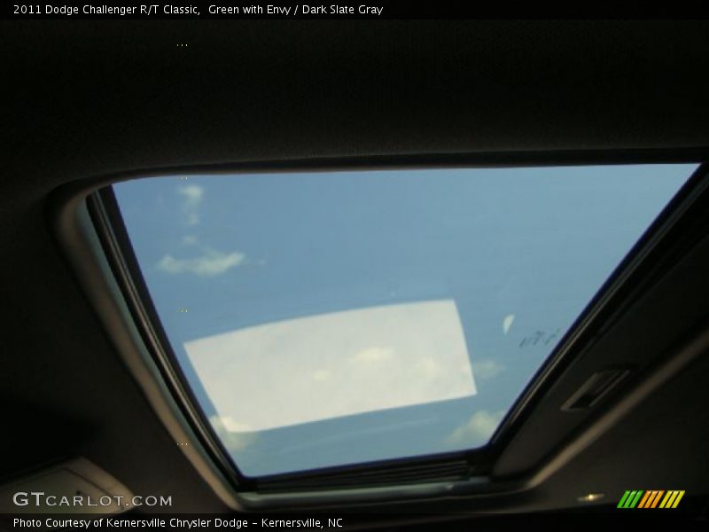 Green with Envy / Dark Slate Gray 2011 Dodge Challenger R/T Classic