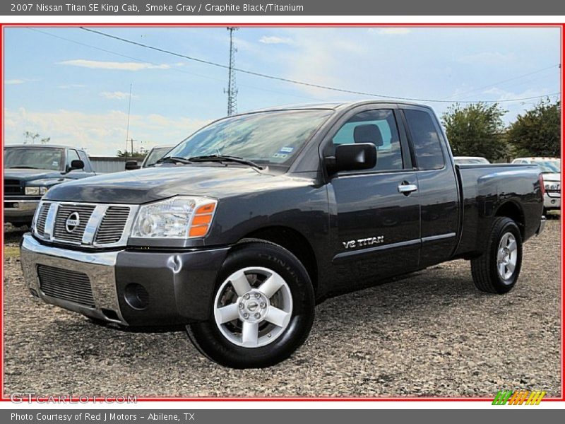 Smoke Gray / Graphite Black/Titanium 2007 Nissan Titan SE King Cab