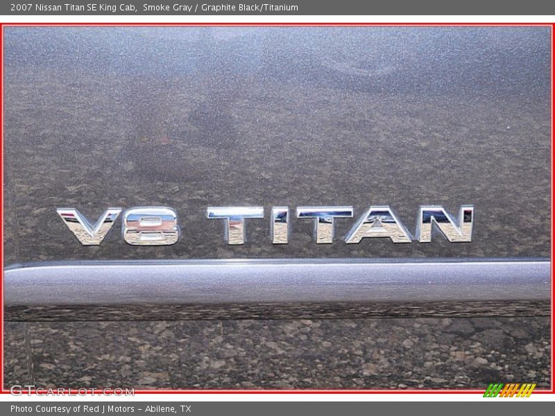 Smoke Gray / Graphite Black/Titanium 2007 Nissan Titan SE King Cab