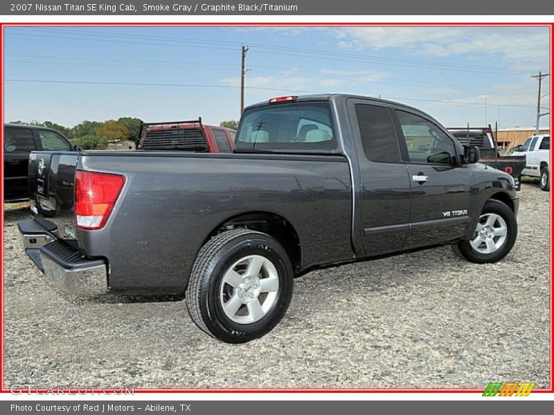 Smoke Gray / Graphite Black/Titanium 2007 Nissan Titan SE King Cab