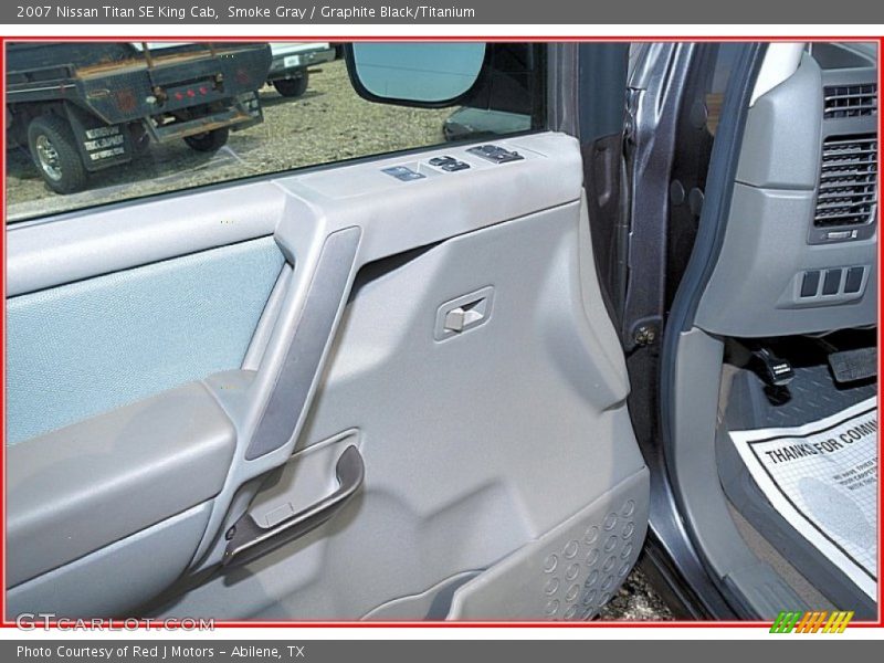Smoke Gray / Graphite Black/Titanium 2007 Nissan Titan SE King Cab
