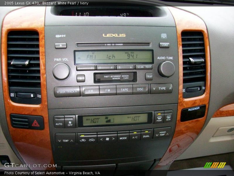Blizzard White Pearl / Ivory 2005 Lexus GX 470