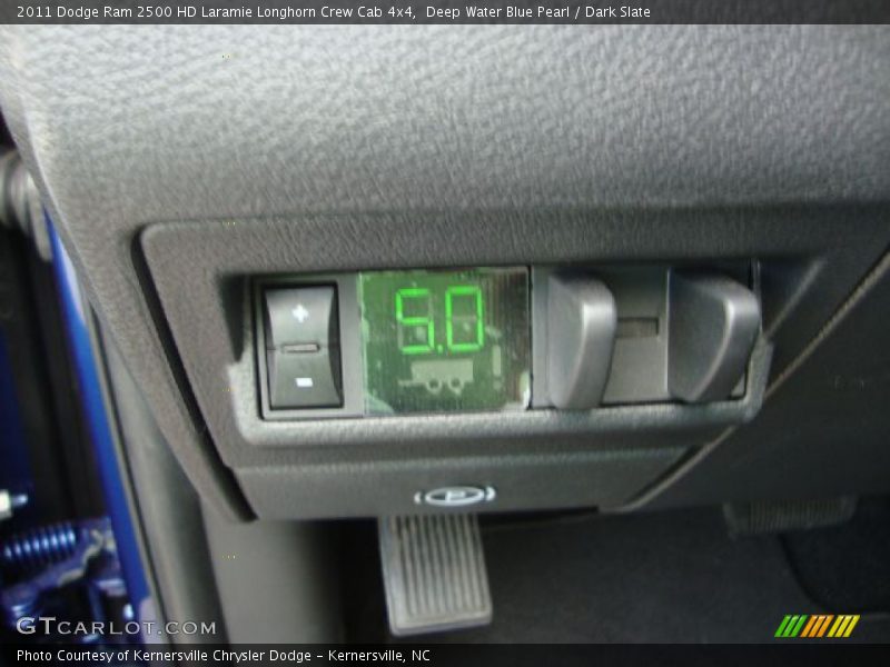 Deep Water Blue Pearl / Dark Slate 2011 Dodge Ram 2500 HD Laramie Longhorn Crew Cab 4x4