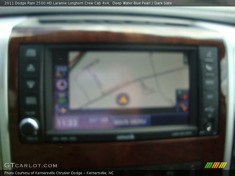Deep Water Blue Pearl / Dark Slate 2011 Dodge Ram 2500 HD Laramie Longhorn Crew Cab 4x4