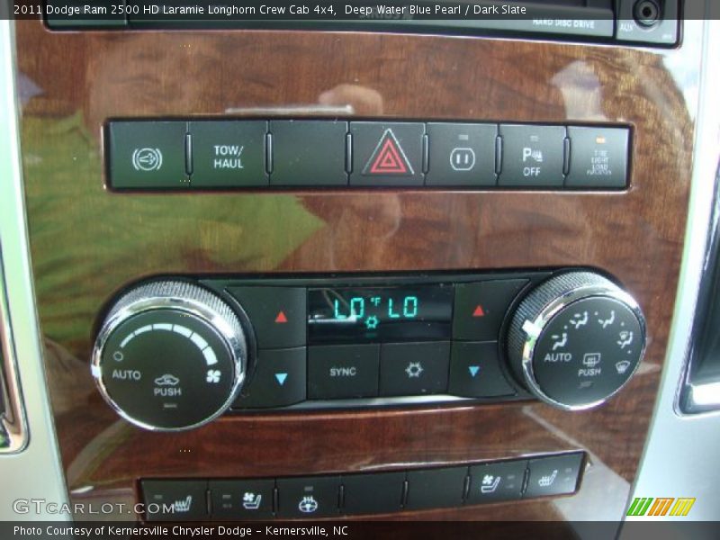 Deep Water Blue Pearl / Dark Slate 2011 Dodge Ram 2500 HD Laramie Longhorn Crew Cab 4x4
