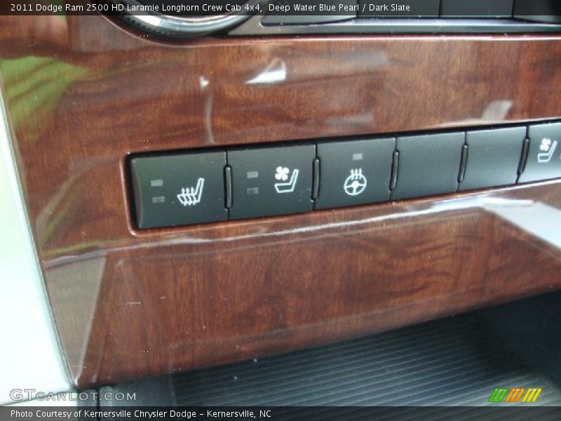 Deep Water Blue Pearl / Dark Slate 2011 Dodge Ram 2500 HD Laramie Longhorn Crew Cab 4x4