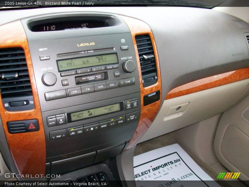 Blizzard White Pearl / Ivory 2005 Lexus GX 470