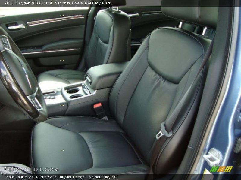 Sapphire Crystal Metallic / Black 2011 Chrysler 300 C Hemi