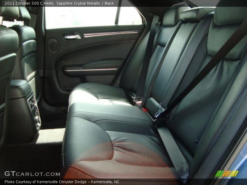 Sapphire Crystal Metallic / Black 2011 Chrysler 300 C Hemi