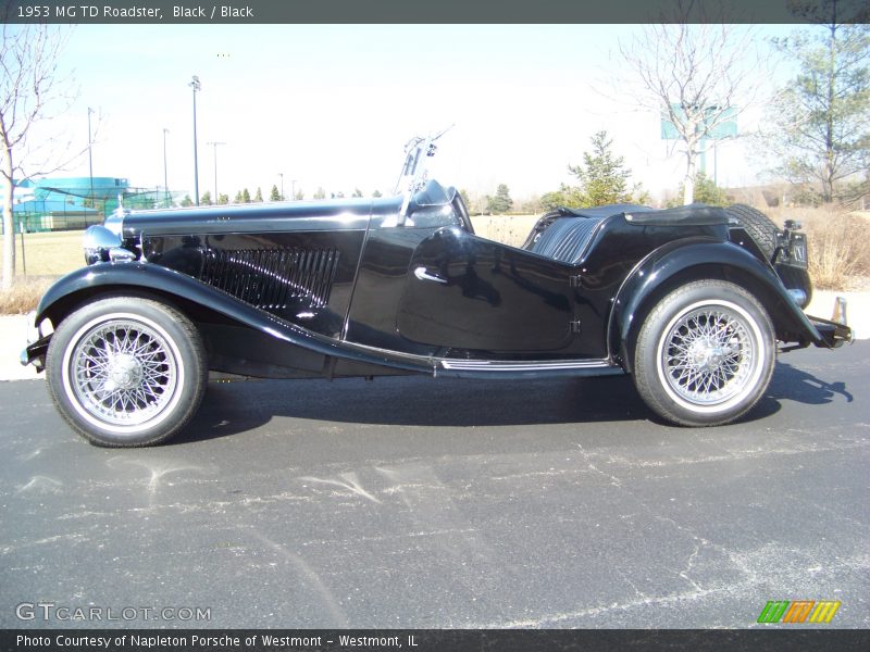 Black / Black 1953 MG TD Roadster
