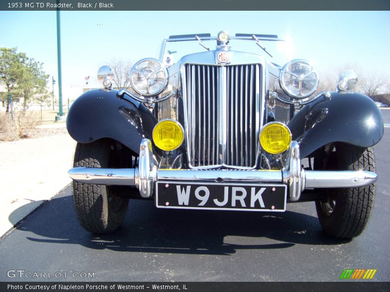 Black / Black 1953 MG TD Roadster
