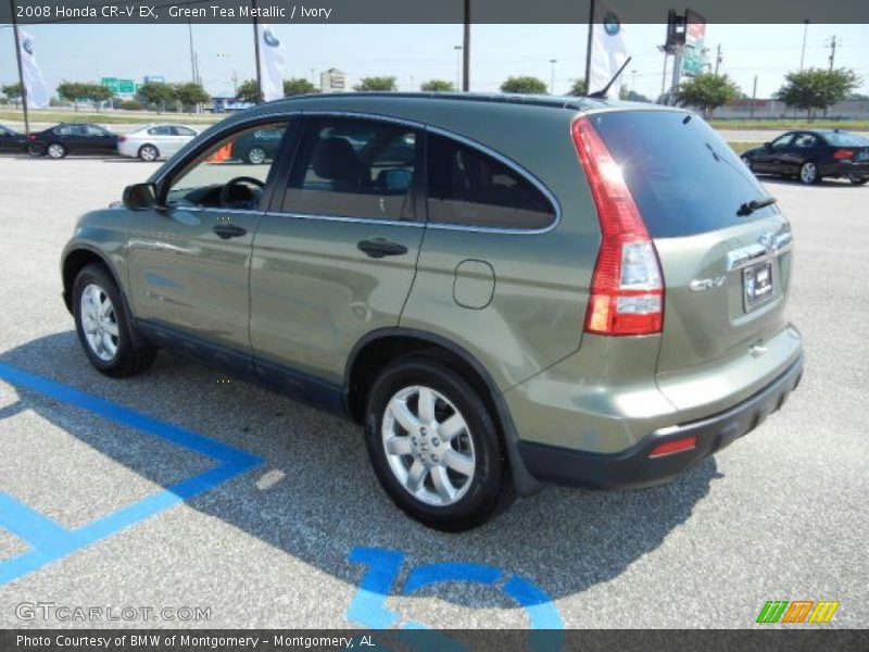 Green Tea Metallic / Ivory 2008 Honda CR-V EX