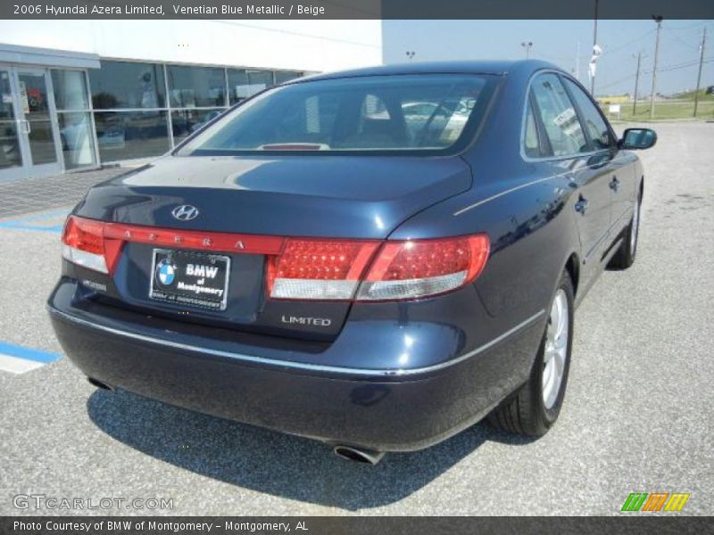 Venetian Blue Metallic / Beige 2006 Hyundai Azera Limited