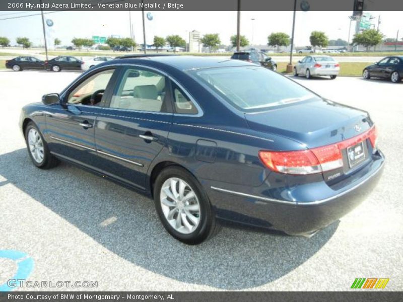 Venetian Blue Metallic / Beige 2006 Hyundai Azera Limited