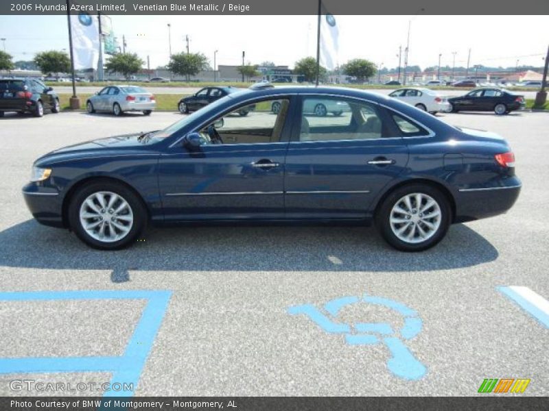 Venetian Blue Metallic / Beige 2006 Hyundai Azera Limited
