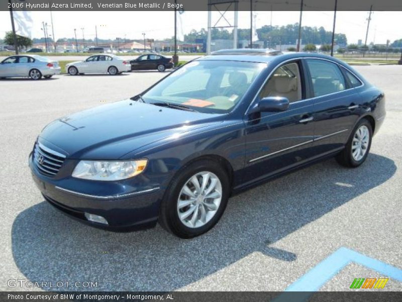 Venetian Blue Metallic / Beige 2006 Hyundai Azera Limited