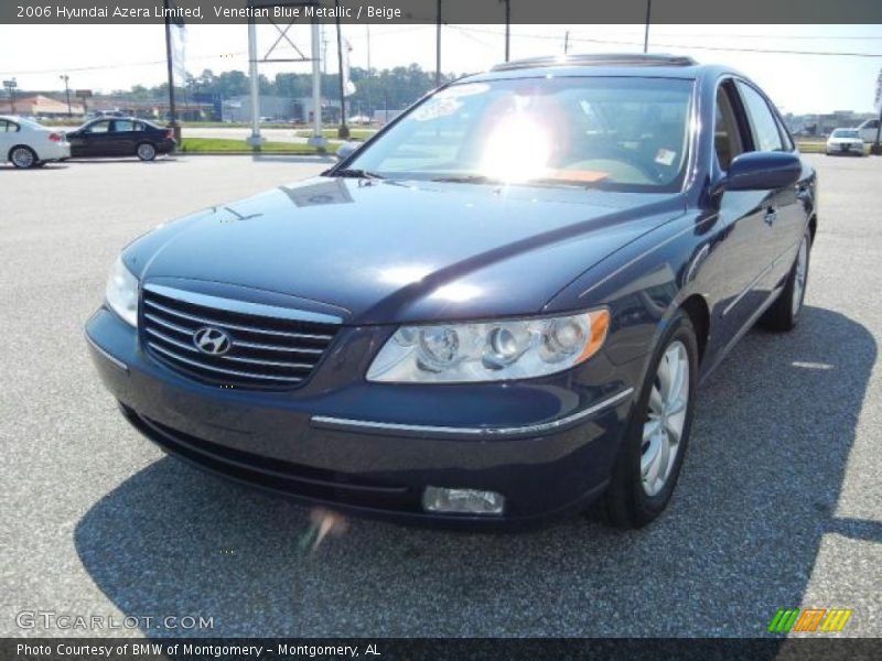 Venetian Blue Metallic / Beige 2006 Hyundai Azera Limited