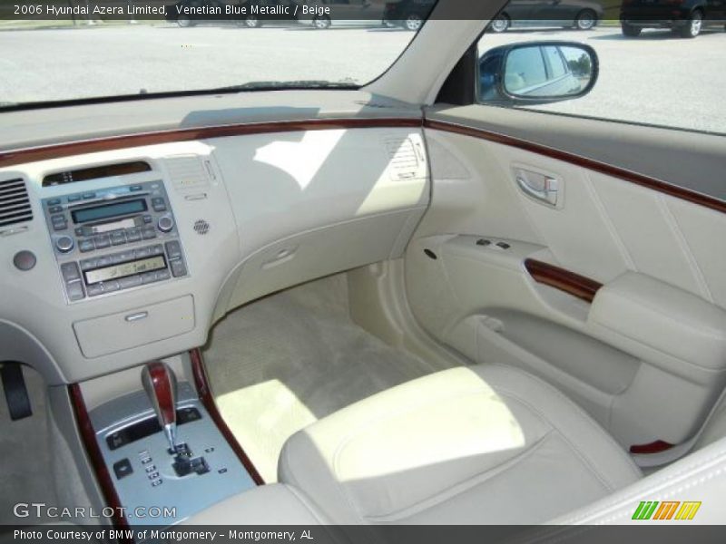 Venetian Blue Metallic / Beige 2006 Hyundai Azera Limited