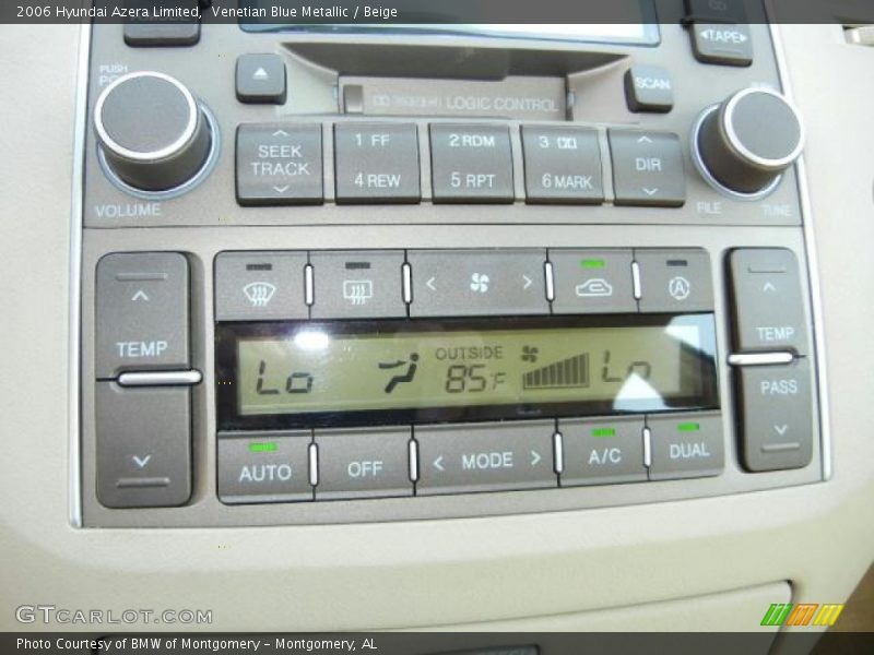 Venetian Blue Metallic / Beige 2006 Hyundai Azera Limited