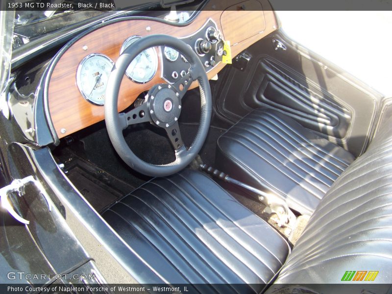 Black Interior - 1953 TD Roadster 