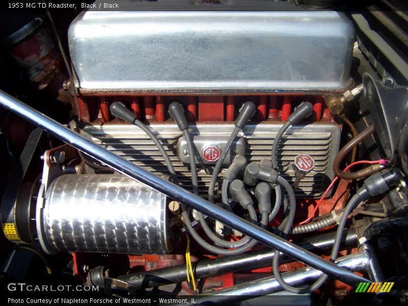  1953 TD Roadster Engine - 1250 cc XPAG OHV 8-Valve 4 Cylinder