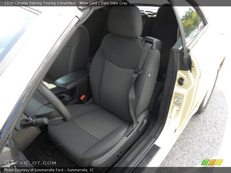 White Gold / Dark Slate Gray 2010 Chrysler Sebring Touring Convertible