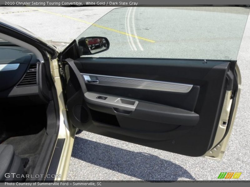 White Gold / Dark Slate Gray 2010 Chrysler Sebring Touring Convertible
