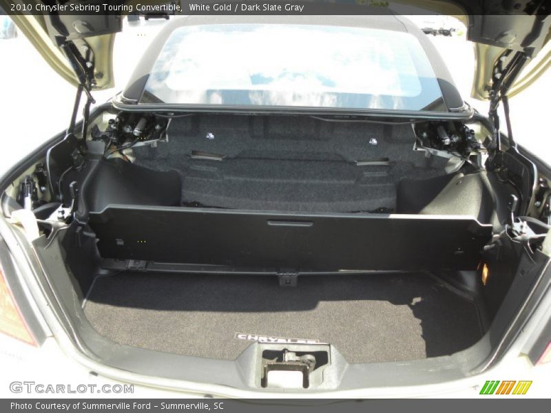 White Gold / Dark Slate Gray 2010 Chrysler Sebring Touring Convertible