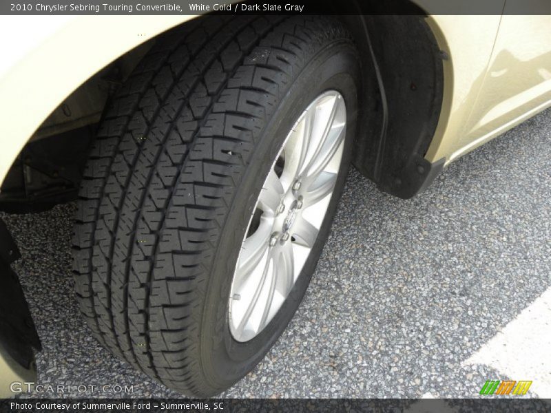 White Gold / Dark Slate Gray 2010 Chrysler Sebring Touring Convertible