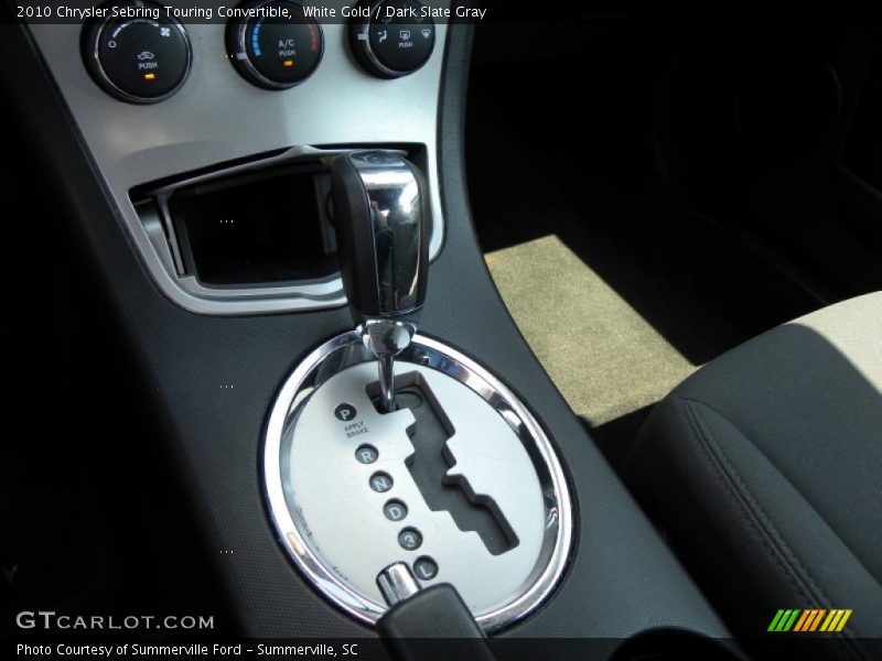 White Gold / Dark Slate Gray 2010 Chrysler Sebring Touring Convertible