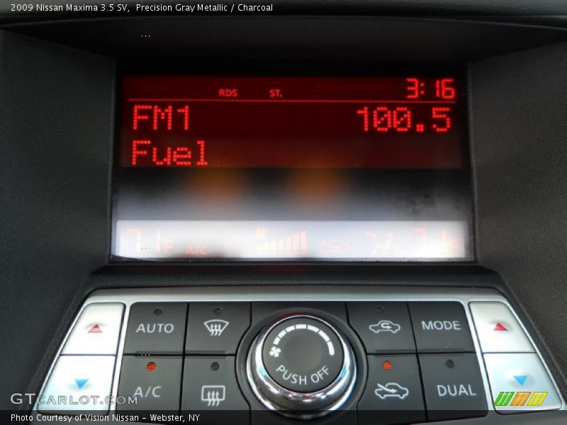 Precision Gray Metallic / Charcoal 2009 Nissan Maxima 3.5 SV