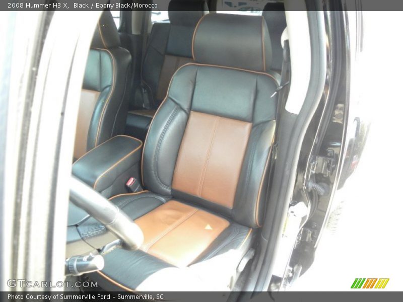  2008 H3 X Ebony Black/Morocco Interior