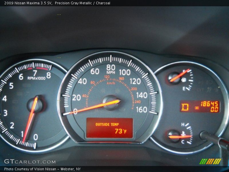 Precision Gray Metallic / Charcoal 2009 Nissan Maxima 3.5 SV