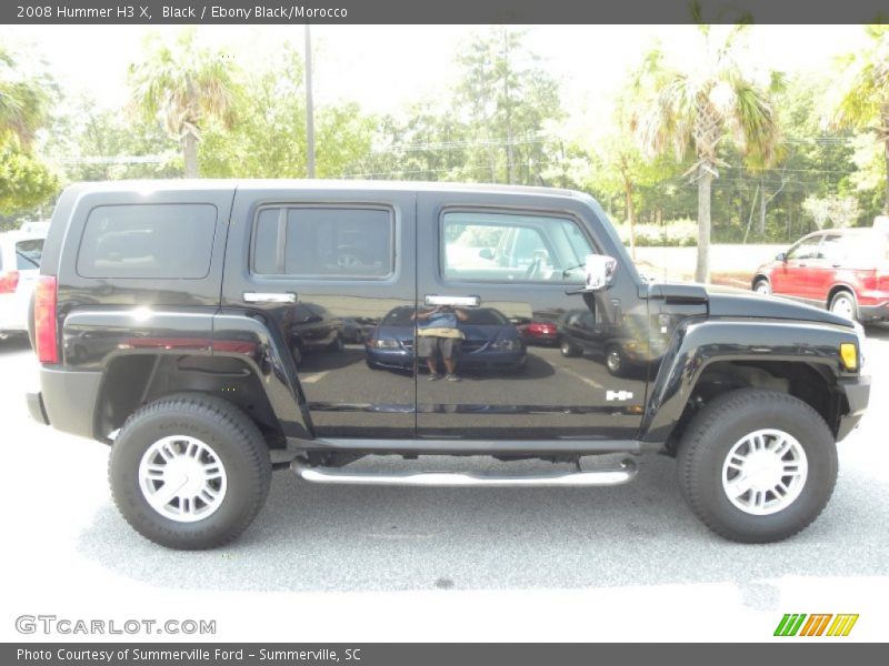 Black / Ebony Black/Morocco 2008 Hummer H3 X