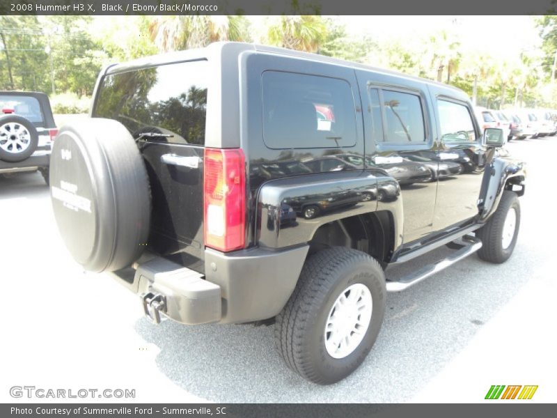 Black / Ebony Black/Morocco 2008 Hummer H3 X