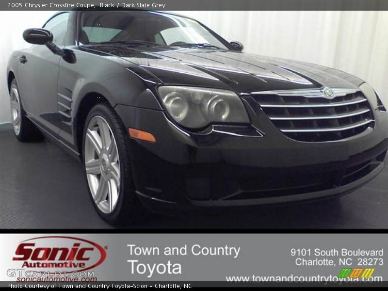 Black / Dark Slate Grey 2005 Chrysler Crossfire Coupe
