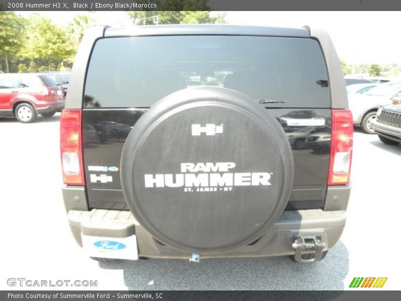 Black / Ebony Black/Morocco 2008 Hummer H3 X