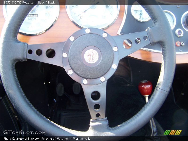 Black / Black 1953 MG TD Roadster