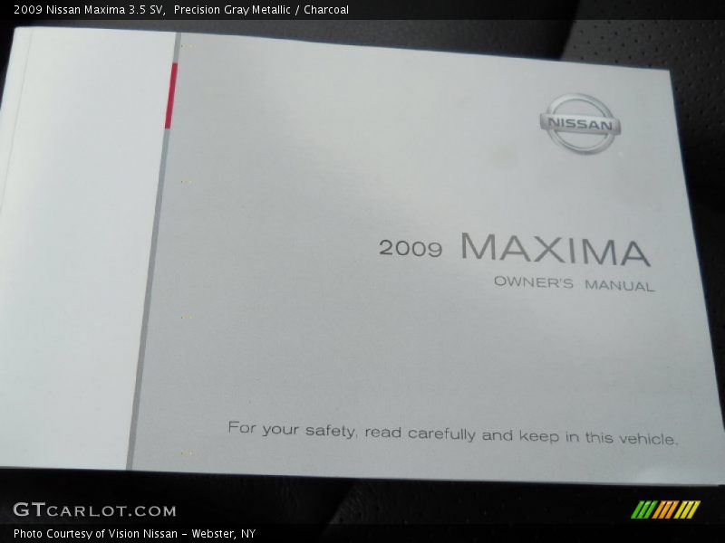 Precision Gray Metallic / Charcoal 2009 Nissan Maxima 3.5 SV