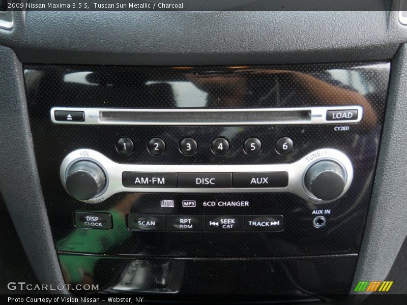 Tuscan Sun Metallic / Charcoal 2009 Nissan Maxima 3.5 S