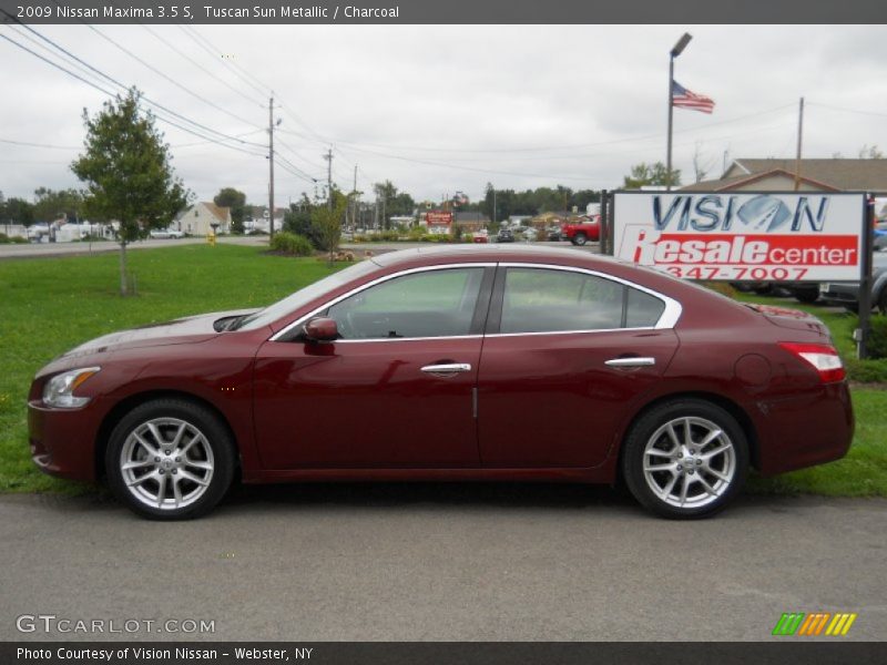 Tuscan Sun Metallic / Charcoal 2009 Nissan Maxima 3.5 S