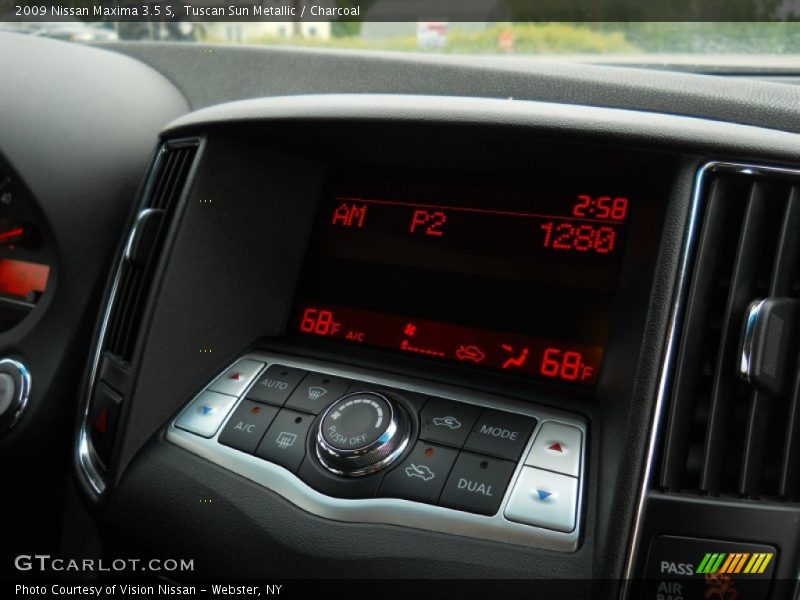 Tuscan Sun Metallic / Charcoal 2009 Nissan Maxima 3.5 S